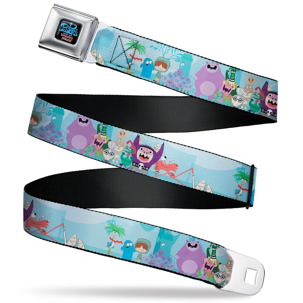 7728 Warner Bros. Animation Belt, Seatbelt Buckle Belt, Fosters Home